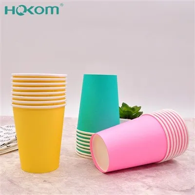 Jedna stena Vlastné logo Horúce pitie Kávový papier šálka s vekom PS